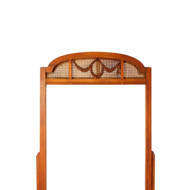 Liberty Planter in Beech with Glass and Marble, 1920s For Sale - Image 3 of 6