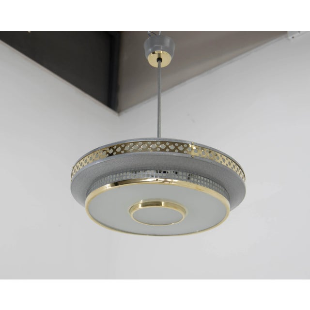 Space Age Mimtal Pendant by Ludib Bratislava, Czechoslovakia, 1960s For Sale - Image 3 of 12