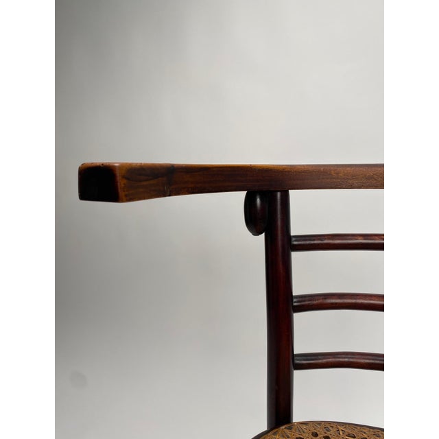 Chair Mod. Bat attributed to Josef Hoffmann for Thonet, 1890s For Sale - Image 3 of 8