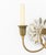 Contemporary Hollywood Regency Style Crystal and Brass Sconces, Pair For Sale - Image 3 of 6