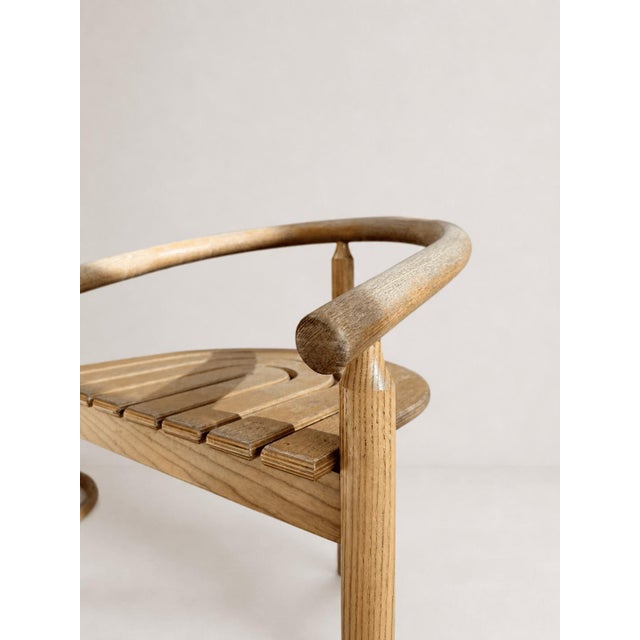 Postmodern Oak Bar Stools by Allmilmö, 1980s, Set of 4 For Sale - Image 11 of 14