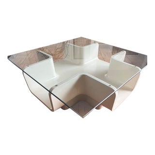 1970s Post Modern Double-Tiered Coffee Table - Supellex For Sale