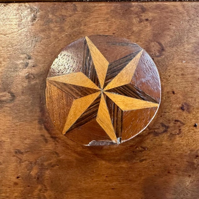 Early 19th Century Sheraton Cherry and Birdseye Maple Nightstand For Sale - Image 6 of 11