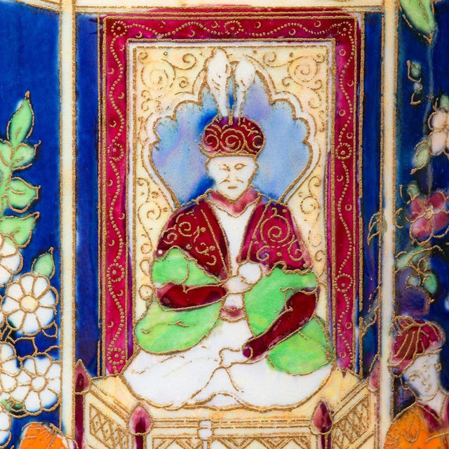 1920s Antique English Ceramic Decorative Vase For Sale - Image 11 of 13