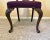 1930s Vintage Queen Ann Style Solid Walnut Dining Chairs With Imperial Purple Needlepoint Seats - Set of 5 For Sale - Image 9 of 13
