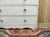Wood 19th Century English Chest of Drawers Painted in Fir with Its Glass Buttons For Sale - Image 7 of 12