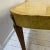Early 21st Century European Yellow Leather Wrapped Dining Table with Gold Trim For Sale - Image 5 of 13