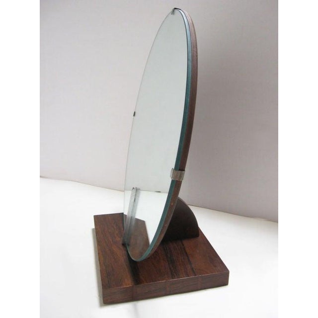 Mid-Century Modern Gilbert Rohde Rosewood Mirror by Herman Miller For Sale - Image 3 of 7