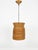 Midcentury pendant chandelier or suspension light in rattan and bamboo attributed to Vivai del Sud. Made in Italy in the...
