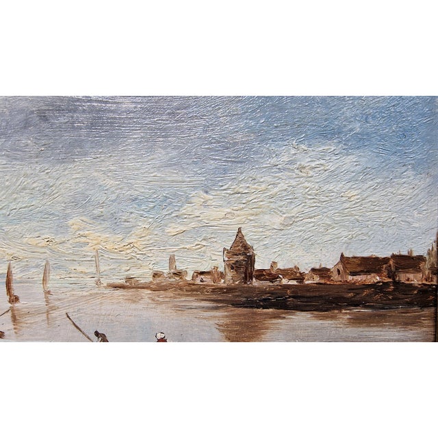 Seascape, Oil on Panel, 1890s-1910s, Framed For Sale - Image 13 of 14