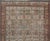 Tribal Antique Persian Joshegan Rug in Ivory Background With Blue, Green, & Copper 7'10 X 10'9 For Sale - Image 3 of 11