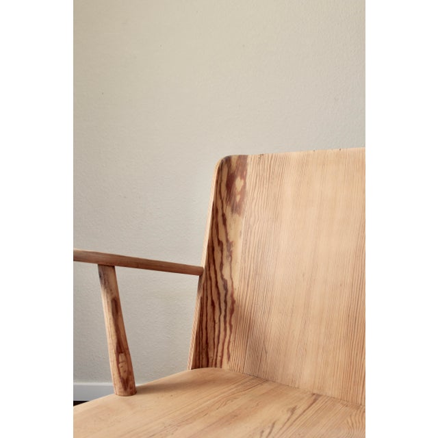wedish Pine Armchair by Göran Malmvall, 1940s For Sale - Image 10 of 16