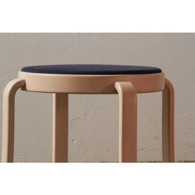 Magnus Olesen Vintage Stool by Rud Thygesen & Johnny Sørensen, 1980s For Sale - Image 4 of 11