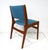 Blue Erik Buch Teak Upholstered Dining Chairs Model 89 Denmark For Sale - Image 8 of 13
