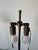 Black 1980s Vintage Metal Tripod Floor Lamps With Double Socket & Brass Pull Chains – A Pair/ Sold For Sale - Image 8 of 12