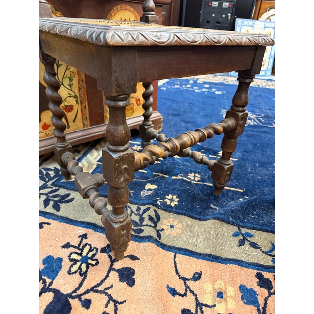 Set of 6 19th-Century French Renaissance Carved Walnut Hunting Chairs For Sale - Image 17 of 17