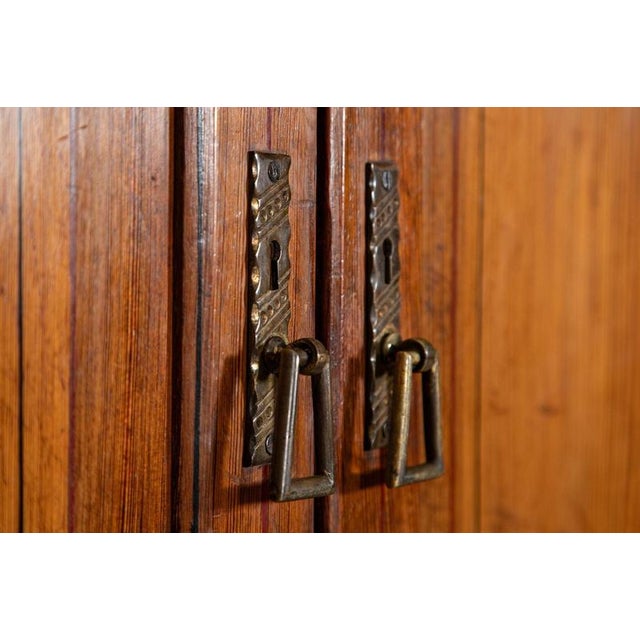 19th Century English Pine Christopher Wardrobe For Sale - Image 14 of 18