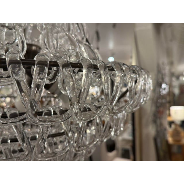 Bronze Angelo Mangiarotti for Vistosi Minigiogali Cla Chandelier For Sale - Image 8 of 12
