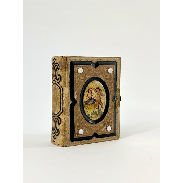Tan Antique Victorian Carte De Visite Photo Album For Sale - Image 8 of 12