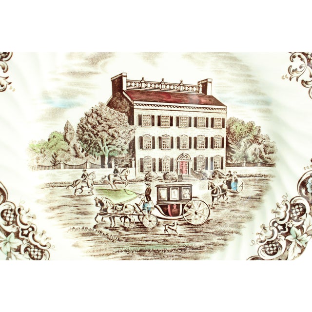 English Johnson Brothers Staffordshire Georgian Heritage Hall Dinnerware Set, 69 Pieces For Sale In Los Angeles - Image 6 of 15