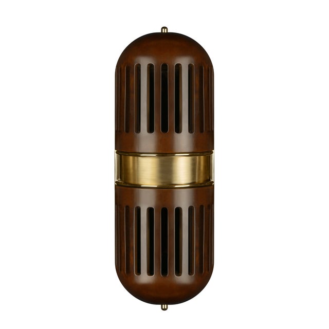 Brown Turing Wall Lamp by Wood Tailors Club For Sale - Image 8 of 8