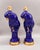 20th C. Royal Blue & 22k Gold Cockatoo Parrot Figurines – Tropical Revival / Luxe Decor For Sale In Houston - Image 6 of 10