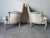 1970s Pair of Vintage Hollywood Regency French Louis XV-Style Painted & Gilt Bergère Lounge Armchairs For Sale - Image 5 of 12