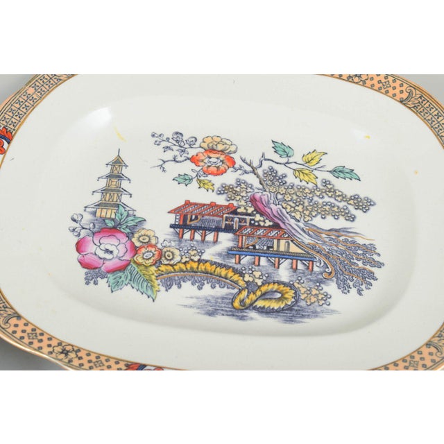 Japan Series Serving Dishes and Bowl from Rörstrand, Sweden, Early 20th Cenury, Set of 3 For Sale - Image 3 of 5