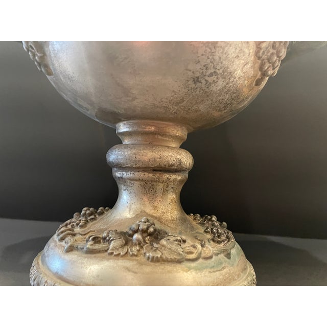 1930s Antique Silverplate Champagne or Wine Cooler For Sale - Image 5 of 10