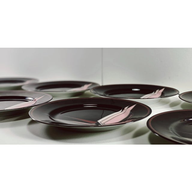 1980s 'Oiseau De Paradis' Plates by Fitz & Floyd - Set of 8 For Sale - Image 11 of 13