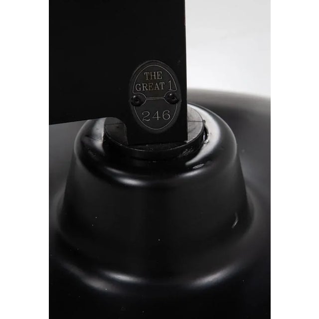 1980s Black The Great JJ Lamp by Jac Jacobsen for Luxit Leucos, 1980s For Sale - Image 5 of 18