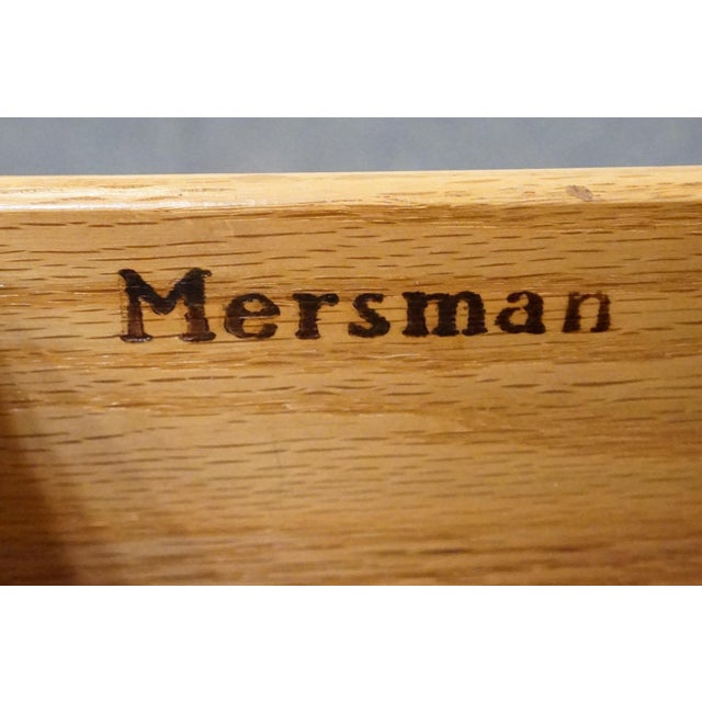 Mersman Furniture Solid Walnut Italian Mediterranean Style 26" Square Accent End Table 8716 For Sale - Image 9 of 13