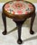Beautifully Crafted Vintage Victorian-Style Footstool With Suzani Embroidery For Sale - Image 4 of 11