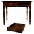 An elegant early 20th-century English writing table, finely crafted from mahogany and distinguished by its delicately...