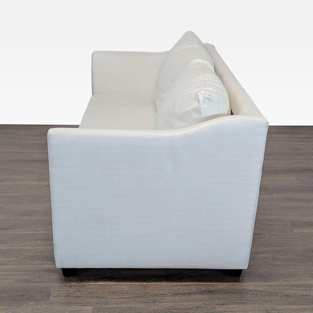 2010s Pottery Barn York Slope Arm Modern Cream Sleeper Sofa With Pull-Out Bed For Sale - Image 5 of 7