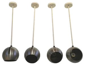 Vintage Pendent Spot Lamps from Raak, Set of 4
