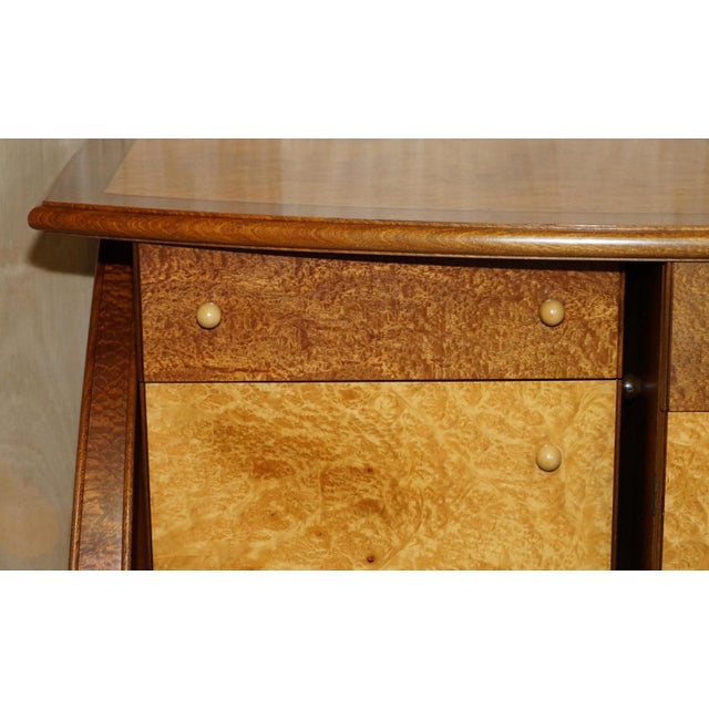 Art Deco Sculptural Sideboard in Burr Maple and Thuya Wood For Sale - Image 5 of 18
