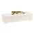 Wood Cheetah Box - Cream For Sale