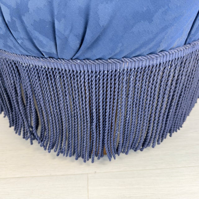 Fringed French Armchairs - A Pair For Sale - Image 12 of 13