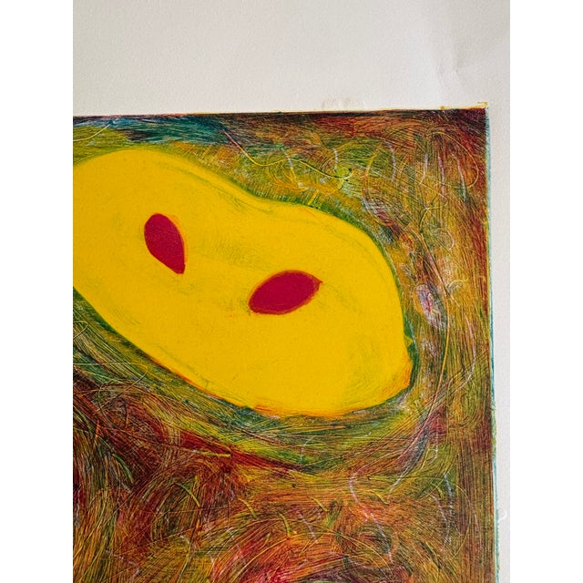 1990s Naomi L. Policoff "Carnaval Vii" — Signed Original Monotype 1/1, Berkeley Artist For Sale In San Francisco - Image 6 of 7