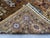 Brown Afghan Sultani Natural Dye Wool Rug, Tribal Geometric Tree Motifs, 6′7″ × 10′ For Sale - Image 13 of 13