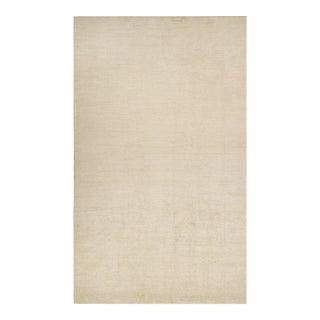 Rug & Kilim’s Solid Beige-Brown Rug in Tone-on-Tone Contemporary Style -12'x20' For Sale