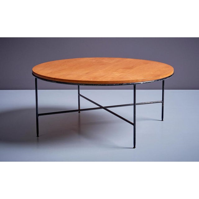 Paul McCobb Model 1580 Planner Group Coffee Table for Winchendon, USA 1950s. Iron Base and Maple Top. This piece is...