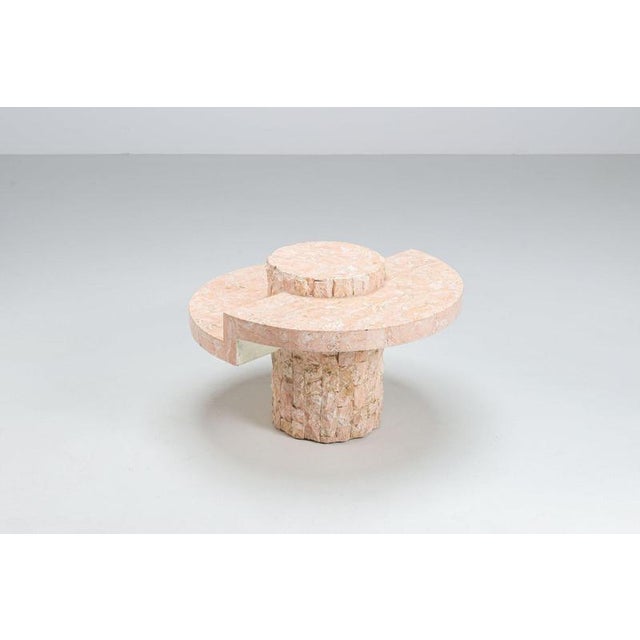 Mid-Century Modern Small Vintage Coffee Table, Belgium, 1970s For Sale - Image 3 of 15
