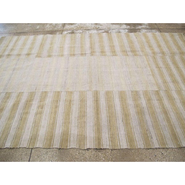 Textile Galerie Shabab Collection Late 20th Century Turkish Flatweave Rug For Sale - Image 7 of 10