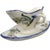 19th Century Faience de Gien Tiny Sauce Boat and Underplate with Additional Oval Dish. Each Dainty Piece Features Hand...