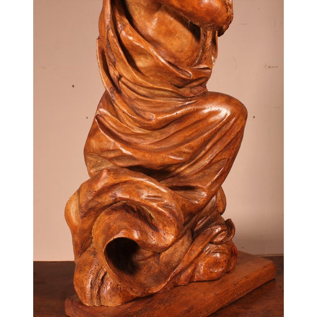 Sculpture, Germany, 16th-Century, Walnut For Sale - Image 6 of 15