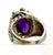 This striking ring is a contemporary, handcrafted piece inspired by the bold drama of Art Deco design, but created in the...