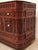 Asian Heavily Hand Carved Flip Top Dry Bar Cabinet For Sale - Image 4 of 10