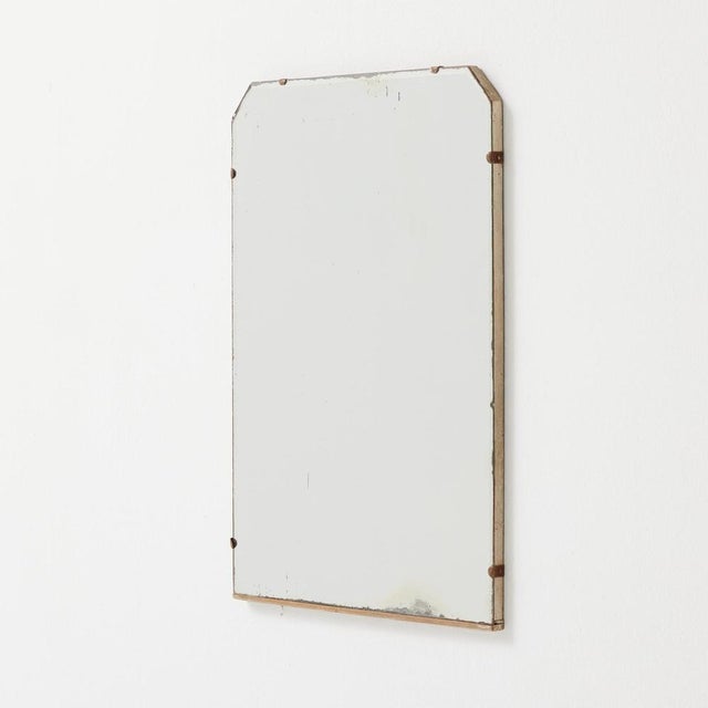 Gold Vintage French Mirror, 1940 For Sale - Image 8 of 12